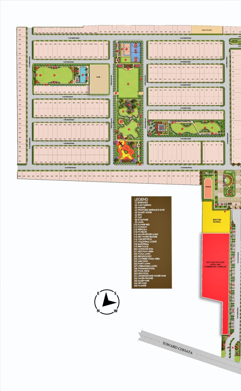 Aanandam valleey site map